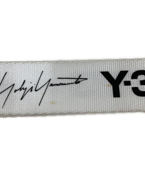 Y-3（ワイスリー）Y-3 (ワイスリー) YOHJI YAMAMOTO (ヨウジヤマモト) ロゴベルト ホワイト サイズ:Lの古着・服飾アイテム