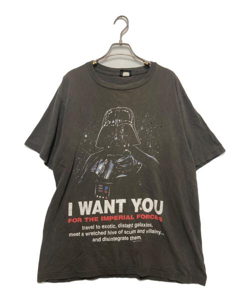 CHANGES（チェンジズ）CHANGES (チェンジズ) アンクル・サム パロディ キャラ Tシャツ グレー サイズ:Lの古着・服飾アイテム