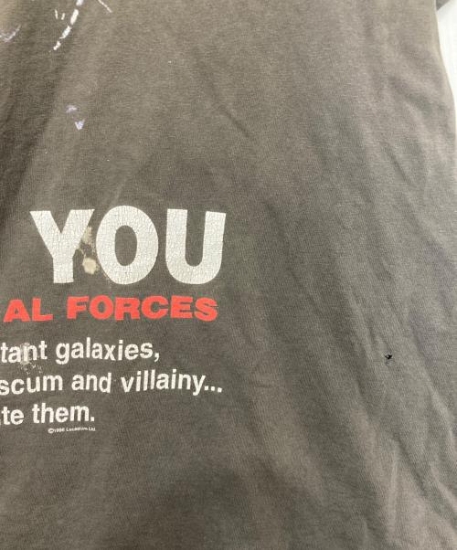 CHANGES（チェンジズ）CHANGES (チェンジズ) アンクル・サム パロディ キャラ Tシャツ グレー サイズ:Lの古着・服飾アイテム