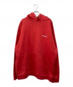 BALENCIAGAバレンシアガ）の古着「Back Logo Medium Fit Hoodie」｜レッド