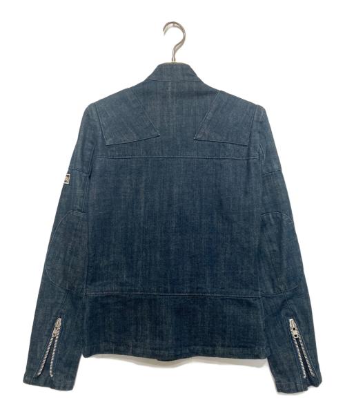 RUDE GALLERY（ルードギャラリー）RUDE GALLERY (ルードギャラリー) ダブルライダースデニムジャケット インディゴ サイズ:Mの古着・服飾アイテム
