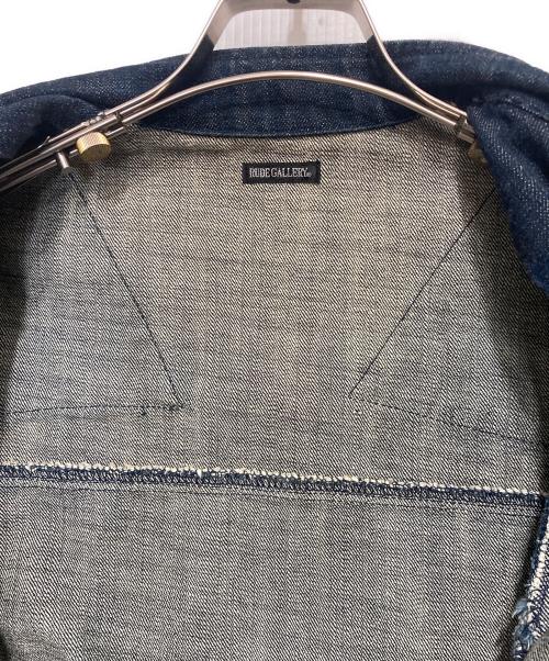 RUDE GALLERY（ルードギャラリー）RUDE GALLERY (ルードギャラリー) ダブルライダースデニムジャケット インディゴ サイズ:Mの古着・服飾アイテム