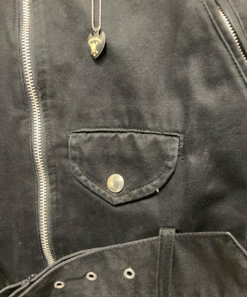 RUDE GALLERY（ルードギャラリー）RUDE GALLERY (ルードギャラリー) ダブルライダースジャケット ブラック サイズ:Mの古着・服飾アイテム