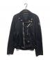 RUDE GALLERY（ルードギャラリー）の古着「ダブルライダースジャケット」｜ブラック