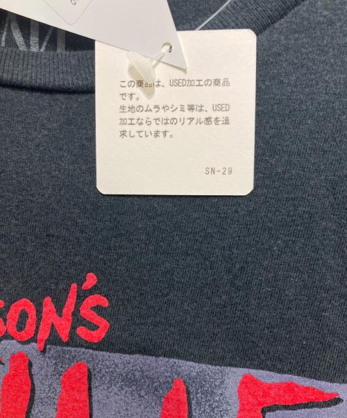 THRIFTY LOOK（スリフティールック）THRIFTY LOOK (スリフティールック) プリントTシャツ ブラック サイズ:Lの古着・服飾アイテム