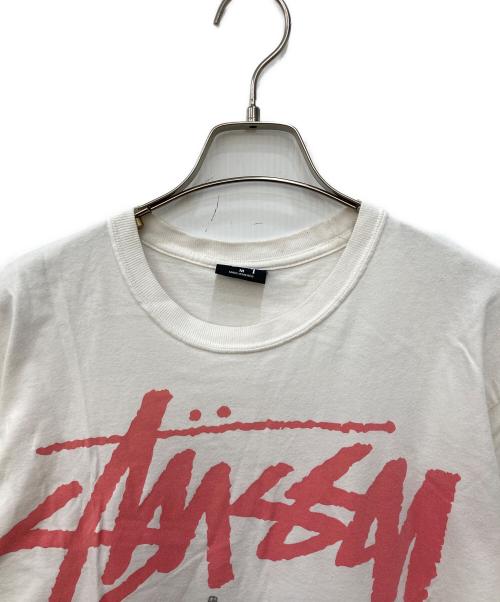 stussy（ステューシー）stussy (ステューシー) BEACH MOB TEE ホワイト サイズ:Ｍの古着・服飾アイテム