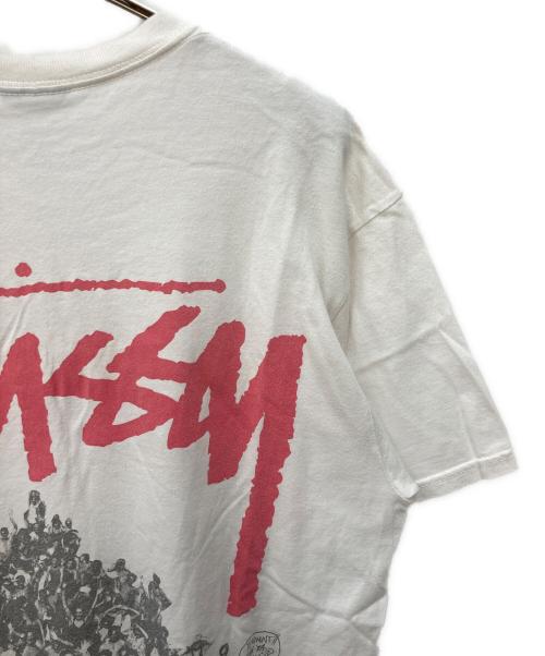 stussy（ステューシー）stussy (ステューシー) BEACH MOB TEE ホワイト サイズ:Ｍの古着・服飾アイテム