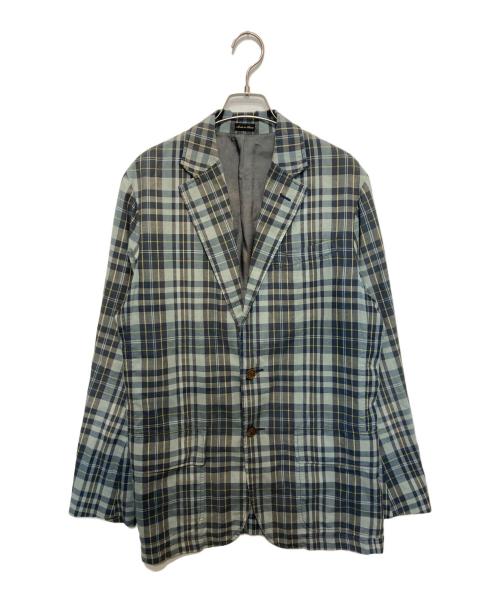 RRL（ダブルアールエル）RRL (ダブルアールエル) 2Bチェックテーラードジャケット ブルー×グレー サイズ:Ｓの古着・服飾アイテム