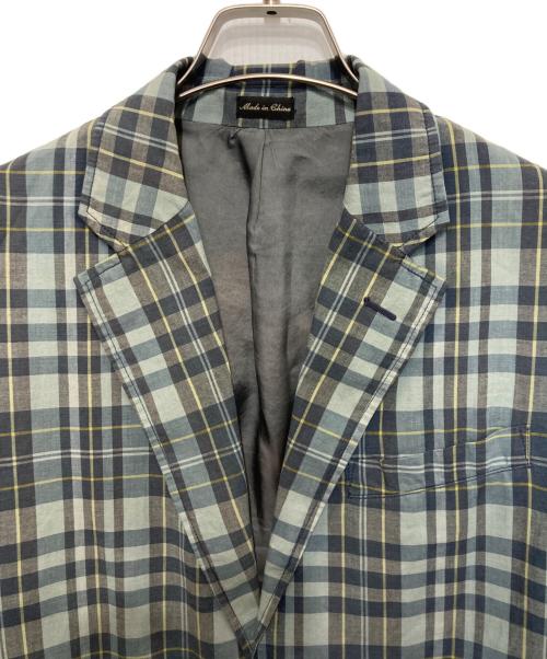 RRL（ダブルアールエル）RRL (ダブルアールエル) 2Bチェックテーラードジャケット ブルー×グレー サイズ:Ｓの古着・服飾アイテム