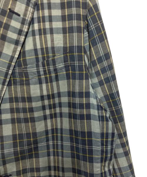 RRL（ダブルアールエル）RRL (ダブルアールエル) 2Bチェックテーラードジャケット ブルー×グレー サイズ:Ｓの古着・服飾アイテム