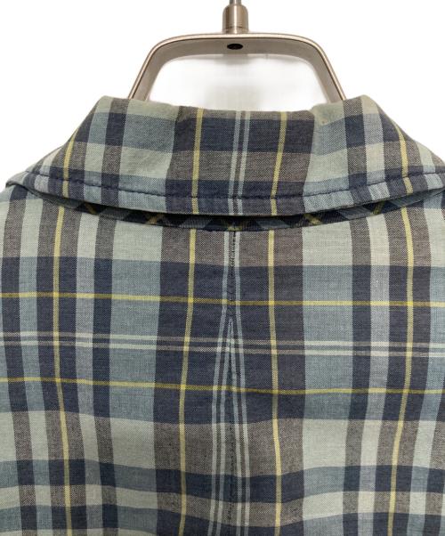 RRL（ダブルアールエル）RRL (ダブルアールエル) 2Bチェックテーラードジャケット ブルー×グレー サイズ:Ｓの古着・服飾アイテム