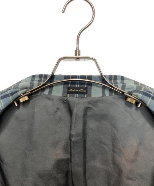 RRL（ダブルアールエル）RRL (ダブルアールエル) 2Bチェックテーラードジャケット ブルー×グレー サイズ:Ｓの古着・服飾アイテム