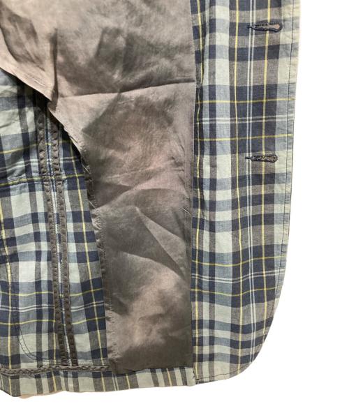 RRL（ダブルアールエル）RRL (ダブルアールエル) 2Bチェックテーラードジャケット ブルー×グレー サイズ:Ｓの古着・服飾アイテム