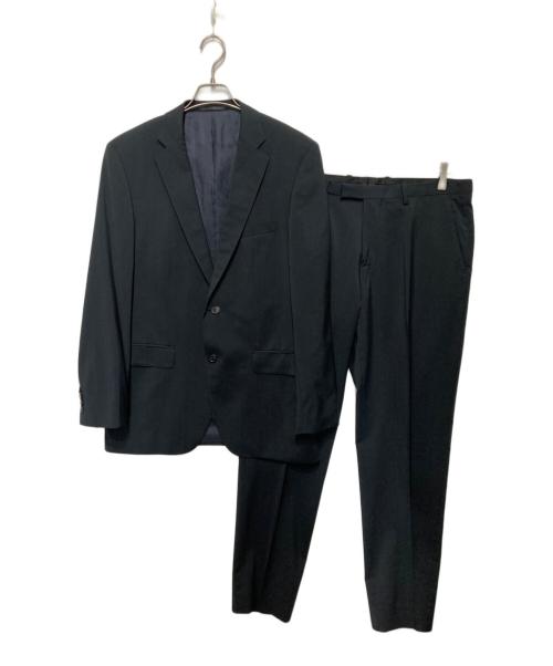 HUGO BOSS（ヒューゴ ボス）HUGO BOSS (ヒューゴ ボス) セットアップスーツ ブラック サイズ:SIZE48の古着・服飾アイテム