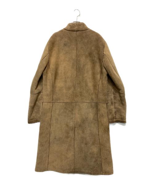 ARMANI COLLEZIONI（アルマーニ コレツィオーニ）ARMANI COLLEZIONI (アルマーニ コレツィオーニ) ムートンコート ベージュ サイズ:SIZE 52の古着・服飾アイテム