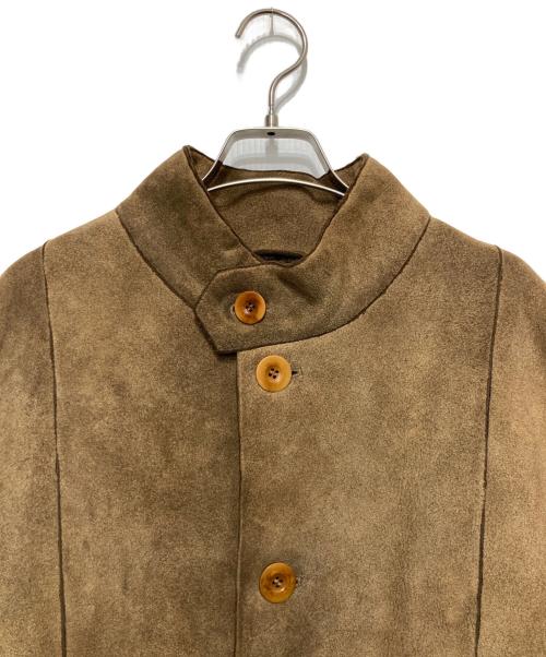 ARMANI COLLEZIONI（アルマーニ コレツィオーニ）ARMANI COLLEZIONI (アルマーニ コレツィオーニ) ムートンコート ベージュ サイズ:SIZE 52の古着・服飾アイテム