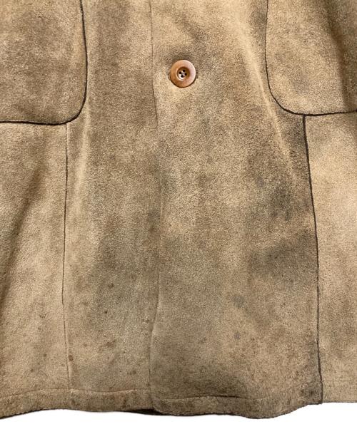 ARMANI COLLEZIONI（アルマーニ コレツィオーニ）ARMANI COLLEZIONI (アルマーニ コレツィオーニ) ムートンコート ベージュ サイズ:SIZE 52の古着・服飾アイテム