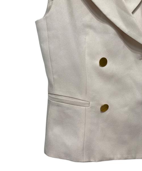 Snidel（スナイデル）Snidel (スナイデル) スタンダードジレ ベージュ サイズ:FREEの古着・服飾アイテム