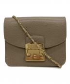 FURLAフルラ）の古着「チェーンショルダーバッグ」｜ベージュ