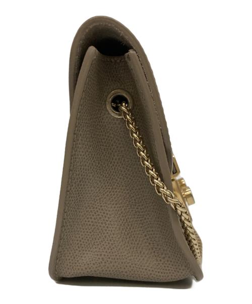 FURLA（フルラ）FURLA (フルラ) チェーンショルダーバッグ ベージュの古着・服飾アイテム
