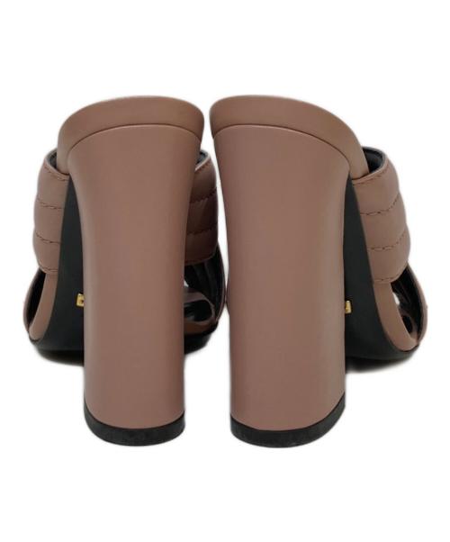 GUCCI（グッチ）GUCCI (グッチ) ツイストトヒールサンダル ピンク サイズ:SIZE 22cmの古着・服飾アイテム