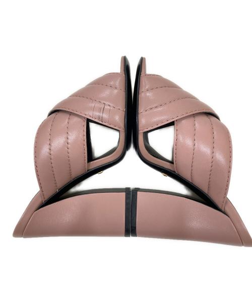 GUCCI（グッチ）GUCCI (グッチ) ツイストトヒールサンダル ピンク サイズ:SIZE 22cmの古着・服飾アイテム