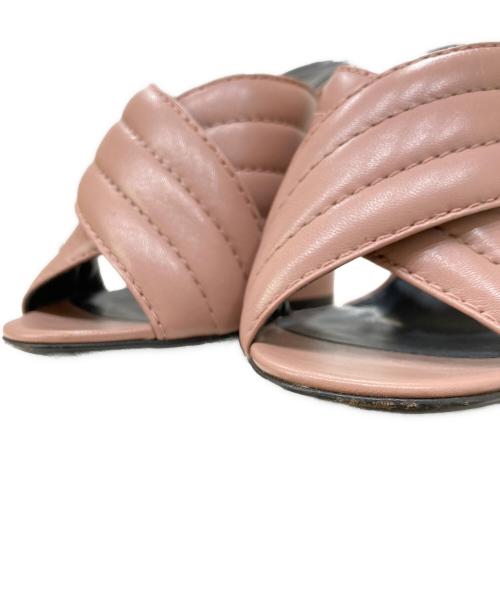 GUCCI（グッチ）GUCCI (グッチ) ツイストトヒールサンダル ピンク サイズ:SIZE 22cmの古着・服飾アイテム