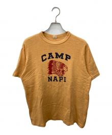 WAREHOUSE（ウエアハウス）の古着「プリントTシャツ」｜オレンジ