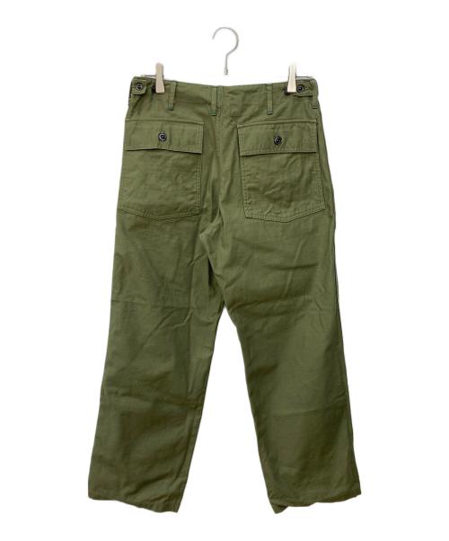 BURGUS PLUS（バーガスプラス）BURGUS PLUS (バーガスプラス) ベイカーパンツ カーキ サイズ:SIZE 76cm (W30)の古着・服飾アイテム
