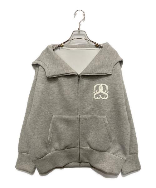 Snidel（スナイデル）Snidel (スナイデル) ボリュームラメパーカー グレー サイズ:FREEの古着・服飾アイテム