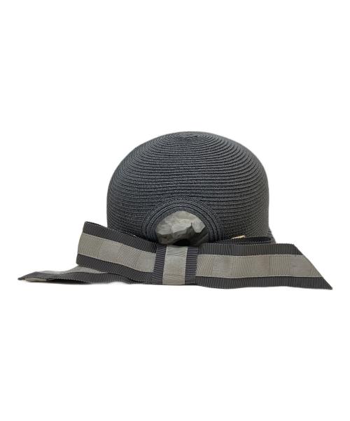 Athena NEW YORK（アシーナニューヨーク）Athena NEW YORK (アシーナニューヨーク) Janet バックリボンキャップ グレーの古着・服飾アイテム