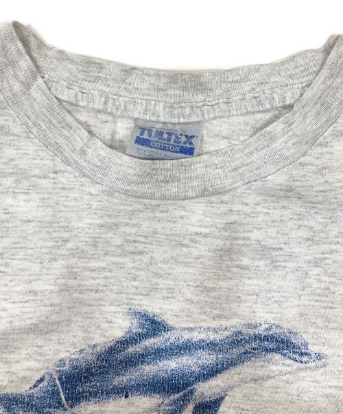 TULTEX（タルテックス）TULTEX (タルテックス) プリントTシャツ グレー サイズ:XLの古着・服飾アイテム