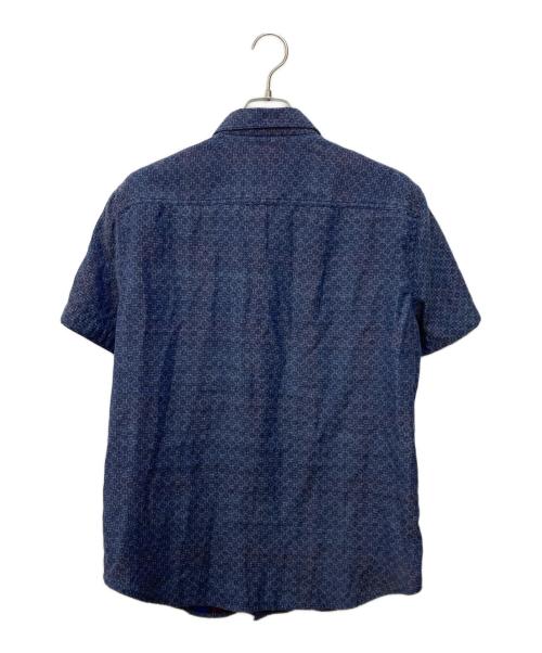 ARMANI EXCHANGE（アルマーニ エクスチェンジ）ARMANI EXCHANGE (アルマーニ エクスチェンジ) スナップボタンシャツ ネイビー サイズ:Mの古着・服飾アイテム