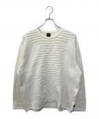 BOSS HUGO BOSSボス ヒューゴボス）の古着「ケーブルデザインニット」｜アイボリー