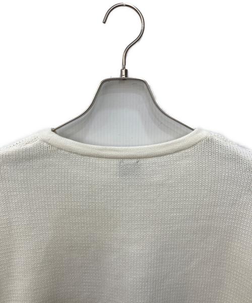 BOSS HUGO BOSS（ボス ヒューゴボス）BOSS HUGO BOSS (ボス ヒューゴボス) ケーブルデザインニット アイボリー サイズ:SIZE 54の古着・服飾アイテム