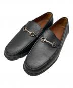 a.testoniアテストーニ）の古着「ビットローファー」｜ブラック