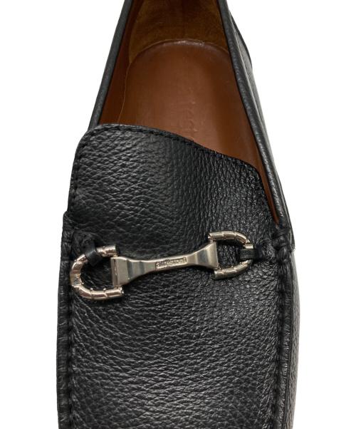 a.testoni（アテストーニ）a.testoni (アテストーニ) ビットローファー ブラック サイズ:7の古着・服飾アイテム