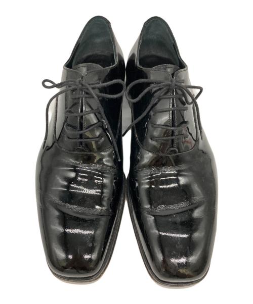 ERMENEGILDO ZEGNA（エルメネジルド・ゼニア）Ermenegildo Zegna (エルメネジルド・ゼニア) ドレスシューズ ブラック サイズ:7 1/2の古着・服飾アイテム