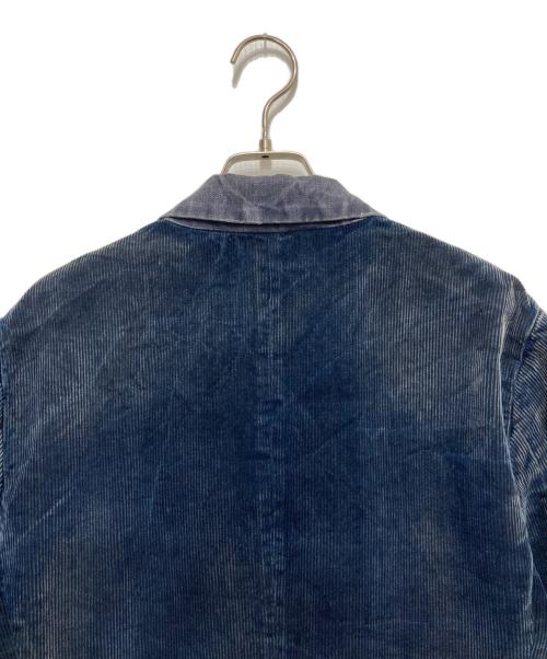 DIESEL（ディーゼル）DIESEL (ディーゼル) コーデュロイ切替ジャケット ネイビー サイズ:Mの古着・服飾アイテム