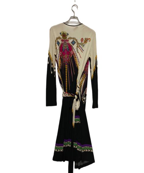 ETRO（エトロ）ETRO (エトロ) 総柄ワンピース ブラック サイズ:46の古着・服飾アイテム