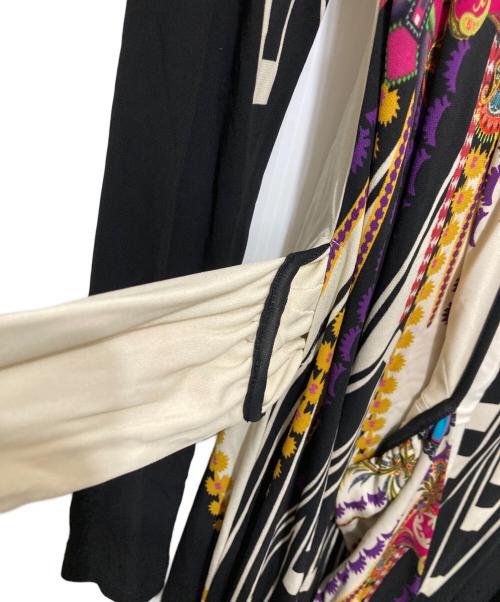 ETRO（エトロ）ETRO (エトロ) 総柄ワンピース ブラック サイズ:46の古着・服飾アイテム