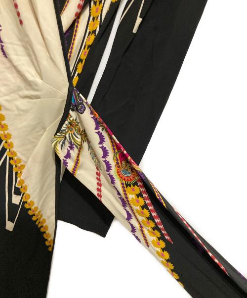 ETRO（エトロ）ETRO (エトロ) 総柄ワンピース ブラック サイズ:46の古着・服飾アイテム