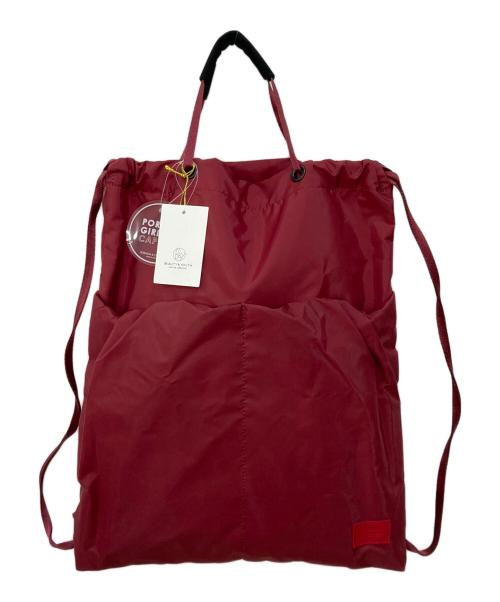 PORTER GIRL（ポーターガール）PORTER GIRL (ポーターガール) CAPE 2WAY KNAPSACK ボルドーの古着・服飾アイテム