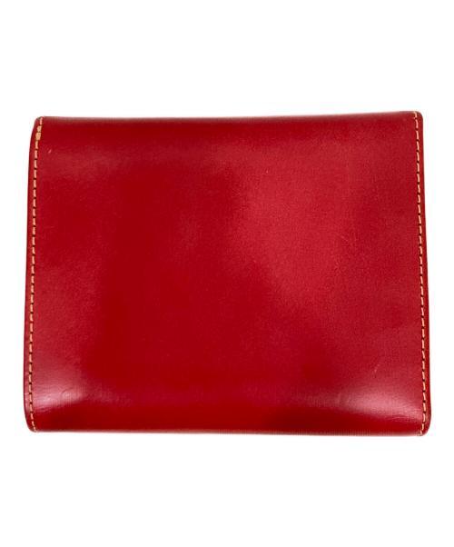 Whitehouse Cox（ホワイトハウスコックス）Whitehouse Cox (ホワイトハウスコックス) 3 FOLD WALLET レッドの古着・服飾アイテム