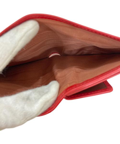 Whitehouse Cox（ホワイトハウスコックス）Whitehouse Cox (ホワイトハウスコックス) 3 FOLD WALLET レッドの古着・服飾アイテム