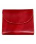 Whitehouse Cox（ホワイトハウスコックス）の古着「3 FOLD WALLET」｜レッド