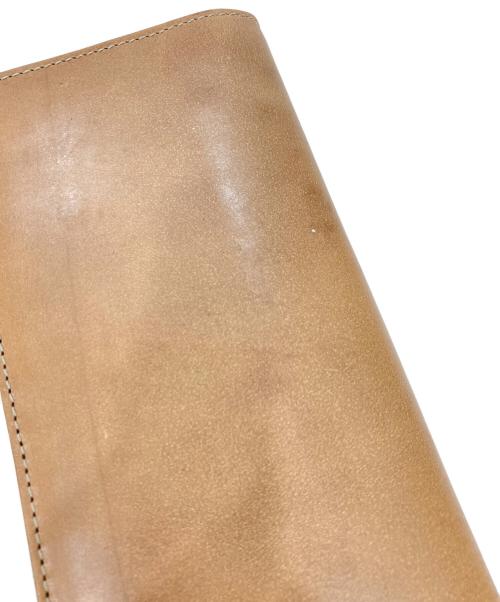 Whitehouse Cox（ホワイトハウスコックス）Whitehouse Cox (ホワイトハウスコックス) LONG WALLET ベージュの古着・服飾アイテム