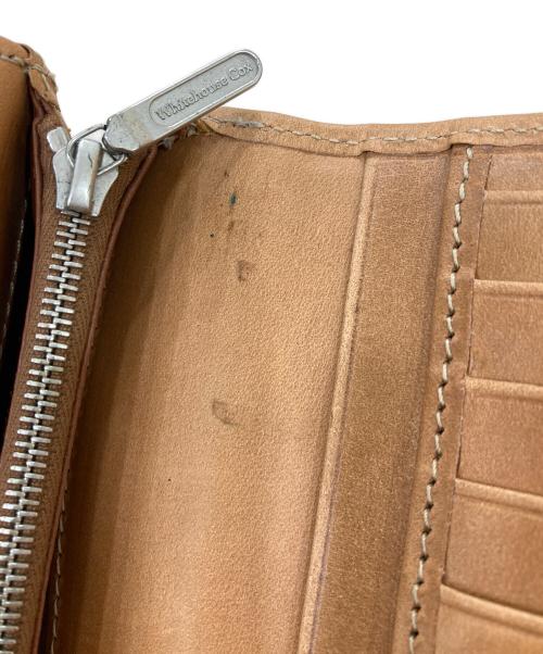 Whitehouse Cox（ホワイトハウスコックス）Whitehouse Cox (ホワイトハウスコックス) LONG WALLET ベージュの古着・服飾アイテム