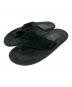 ISLAND SLIPPER（アイランドスリッパ）の古着「スウェードトングサンダル」｜ブラック