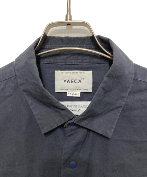 YAECA（ヤエカ）YAECA (ヤエカ) スナップボタンシャツ ネイビー サイズ:XLの古着・服飾アイテム